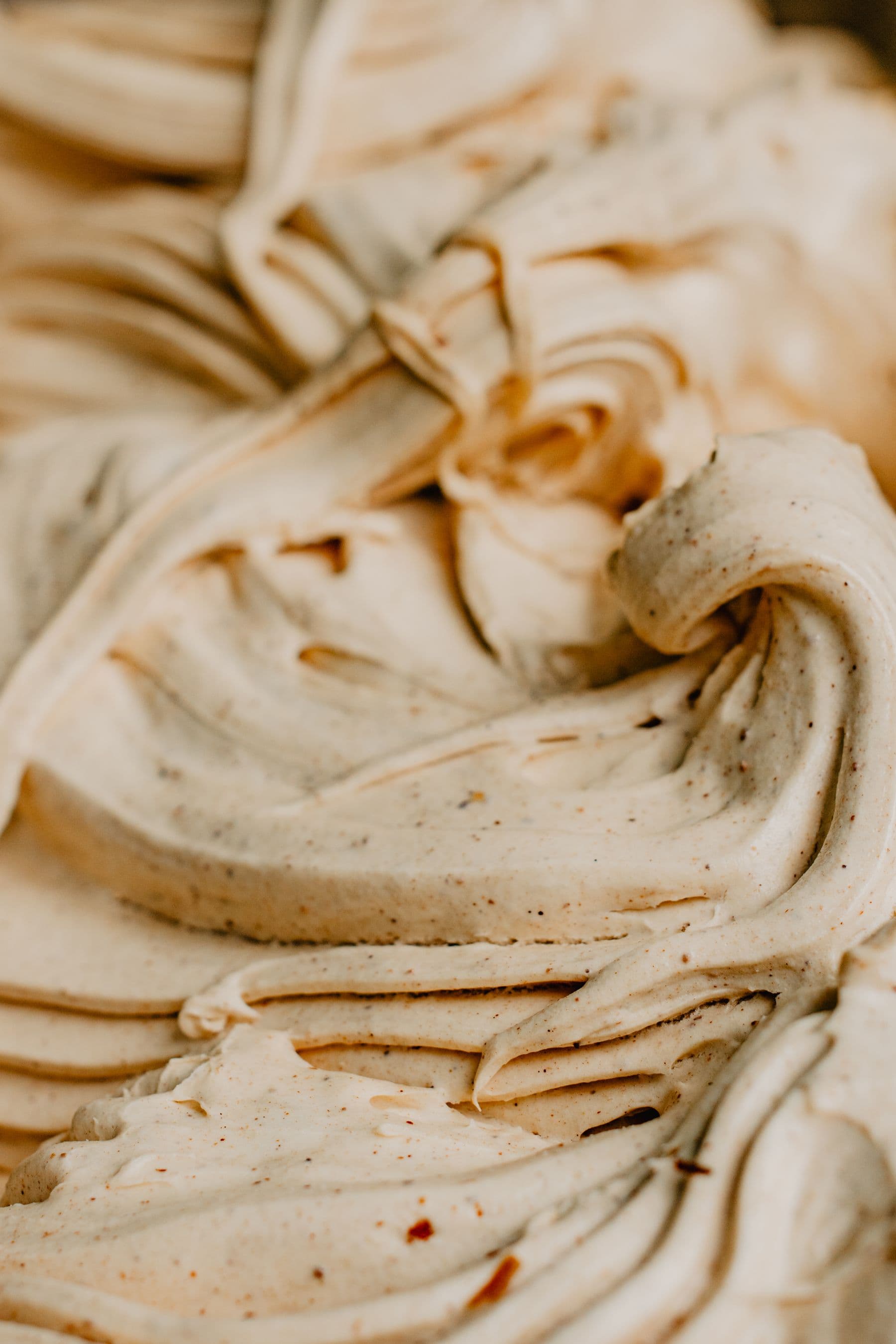 Softly whipped rare-origin cream